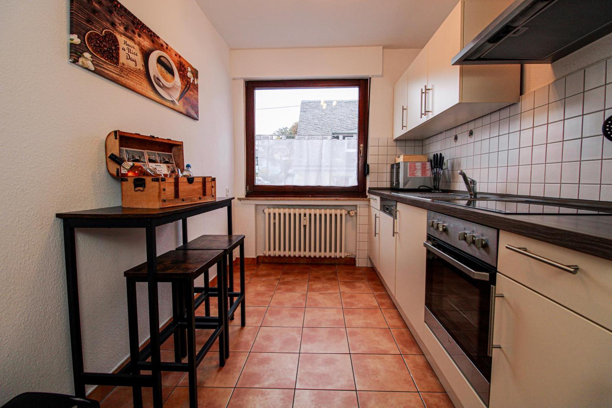 Moderne Fewo Sky Netflix Terrasse Burgblick Boxspringbett Waschtrockner Bullay Exteriör bild